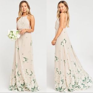 {Show Me Your Mumu} Amanda Maxi Dress Bouquet Toss